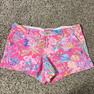 Lilly Pulitzer Pink Floral Women's Shorts